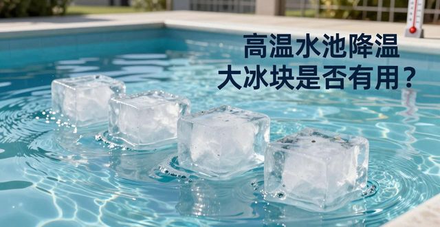 泰州高温水池降温大冰块，到底管不管用？
